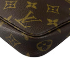Louis Vuitton Pochette Handbag Brown Pouch — view 9
