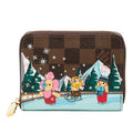 Louis Vuitton Damier Zippy Coin Purse Vivienne Black Multicolor