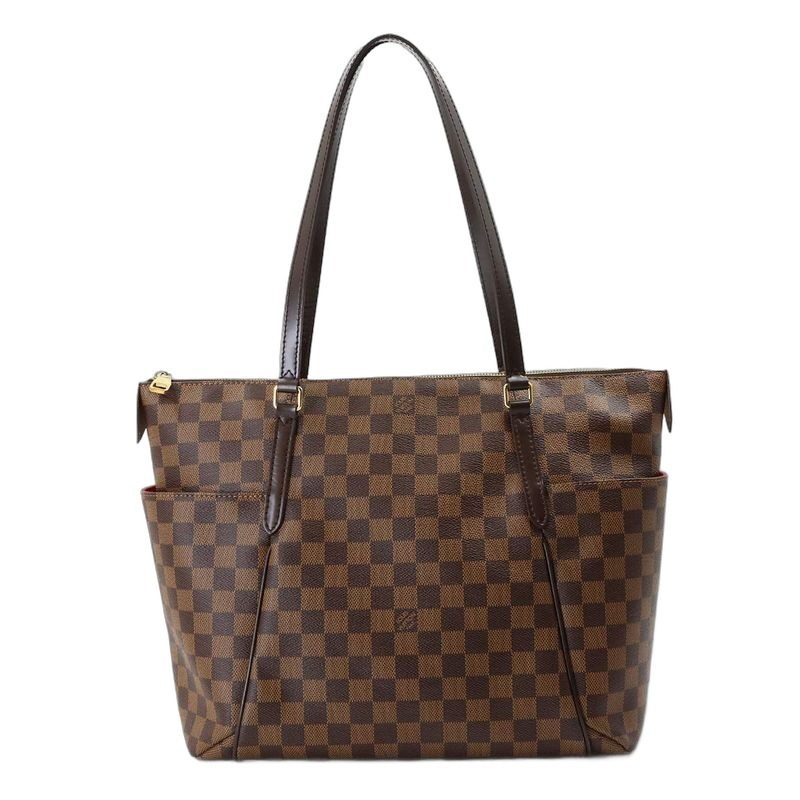 Louis Vuitton Damier Totally MM Tote Ebene Brown