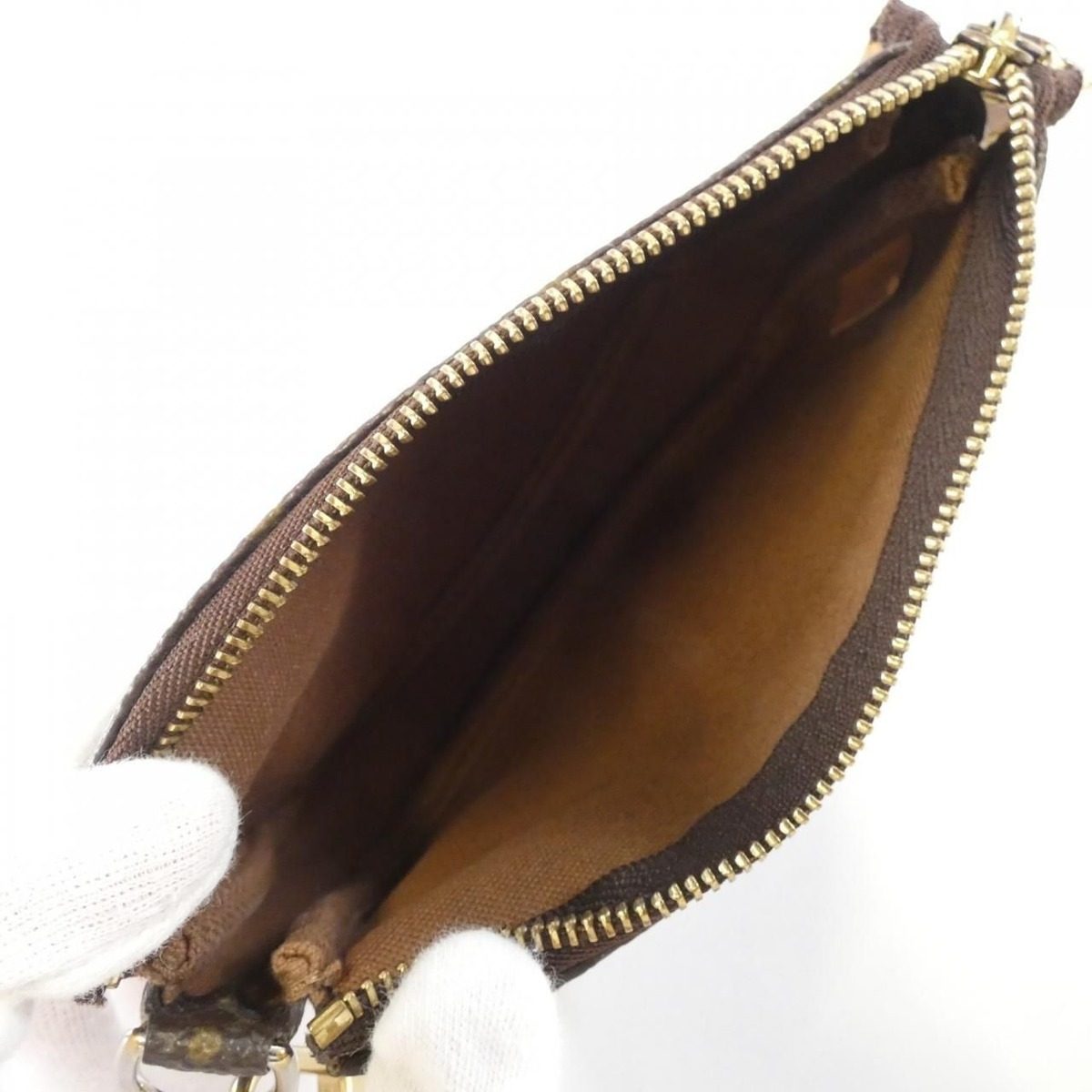 Louis Vuitton Monogram Mini Pochette Pouch — view 6