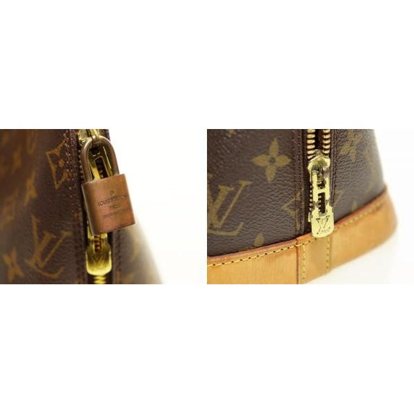 Louis Vuitton Alma Monogram Canvas Handbag — view 7