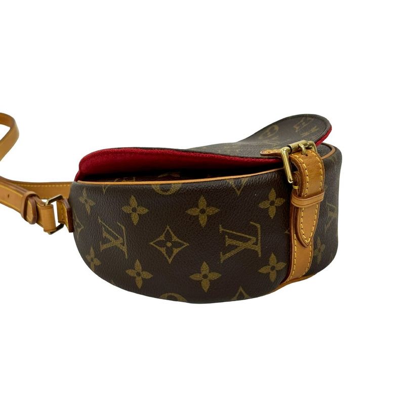 Louis Vuitton Tambourine Monogram Leather Shoulder Bag Pochette