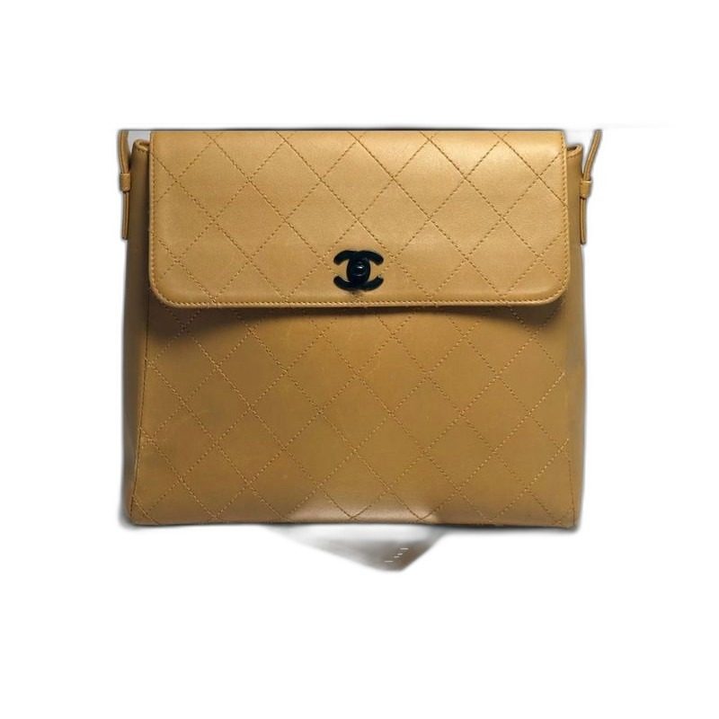 Chanel No 5 Quilted Gunmetal Leather Shoulder Bag