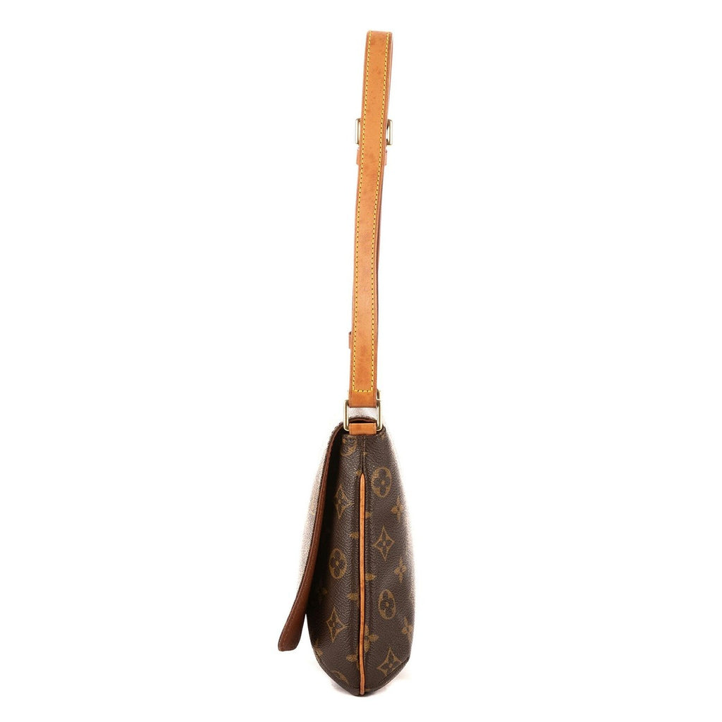 Louis Vuitton Musette Tango Brown Monogram Canvas Shoulder Bag — view 3