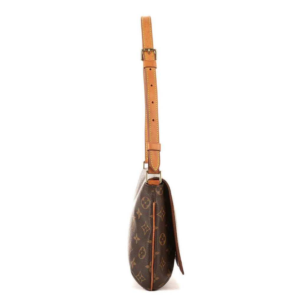 Louis Vuitton Musette Tango Brown Monogram Canvas Shoulder Bag — view 4