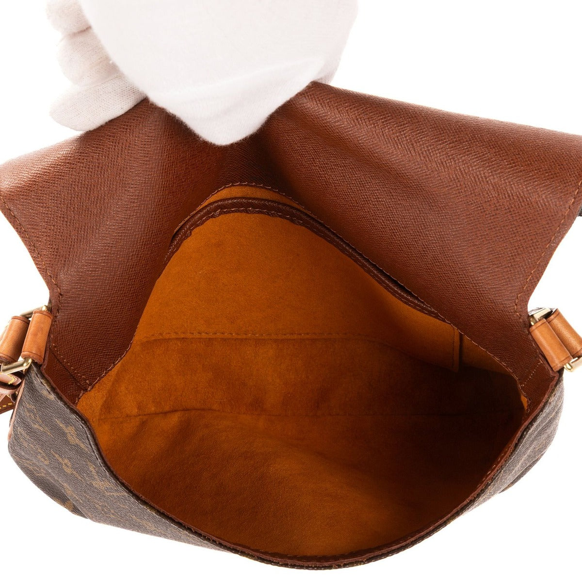 Louis Vuitton Musette Tango Brown Monogram Canvas Shoulder Bag — view 9