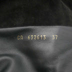 Saint Laurent Paris Knee High Suede Leather Heel Boots Black 37 — view 5