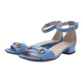 Gucci Horsebit Sandals Low Heels Light Blue
