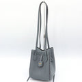 Fendi Blue Grey Leather Origami Mini Shoulder Bag 8 Bs083