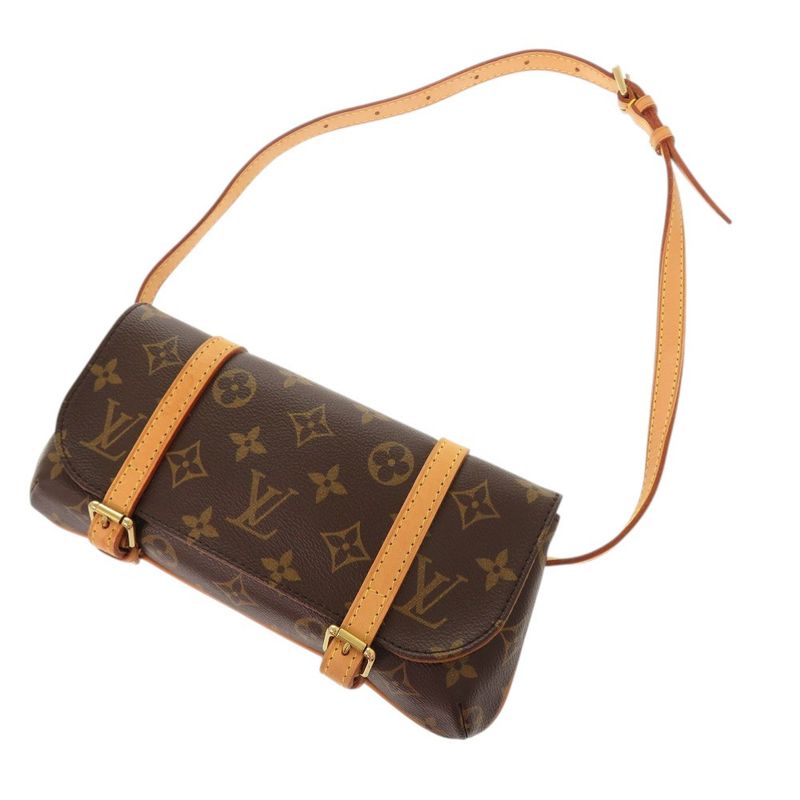 Louis Vuitton Pochette Marel Monogram Brown Waist Bag 1207 — view 5