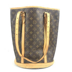 Louis Vuitton Shoulder Bag Bucket GM Monogram Canvas Brown
