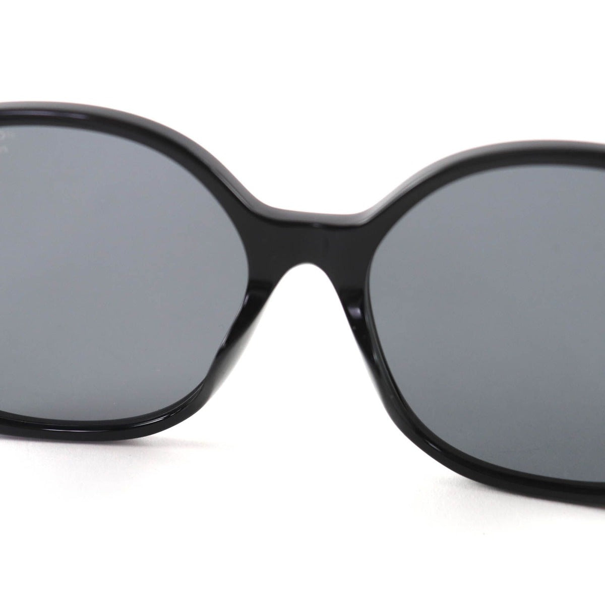 Chanel CC Logo Chain Enamel Leather Sunglasses Black 57 17 140 Made — view 7