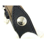 Hermes Globe Holder Fidel Black Brown Leather Silver Hardware — view 3