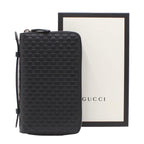 Gucci Micro Guccissima Leather Zip Around Wallet