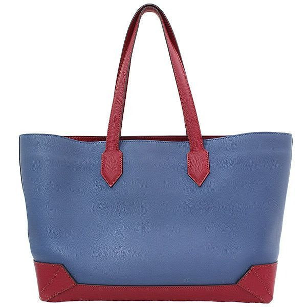 Hermes Maxi Box Leather Cabas 36 Tote Hand Bag D4580 — view 2