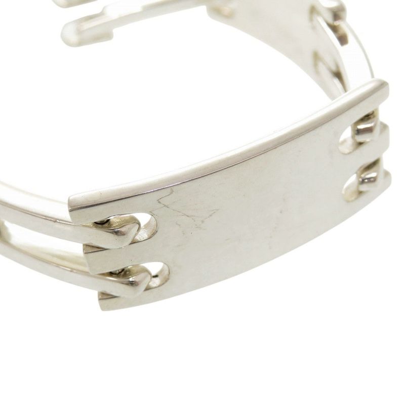 Gucci Logo Plated Silver 925 Bracelet 0516 — view 9