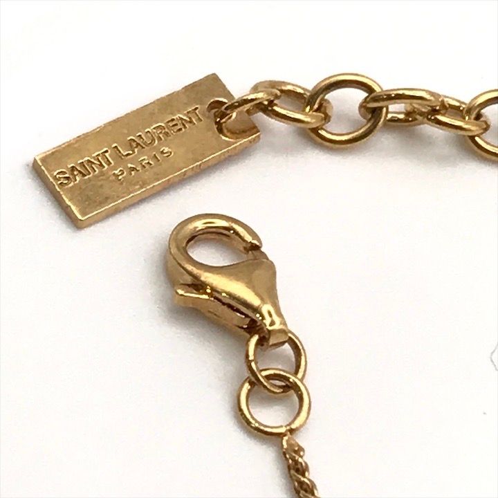 Saint Laurent Love Necklace Gold — view 5