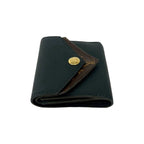 Louis Vuitton Portefeuille Double Leather Trifold Wallet Compact Black — view 5
