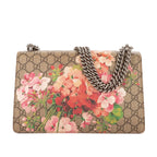 Gucci Blooms Dionysus Beige Burgundy Supreme Canvas Shoulder Bag — view 5