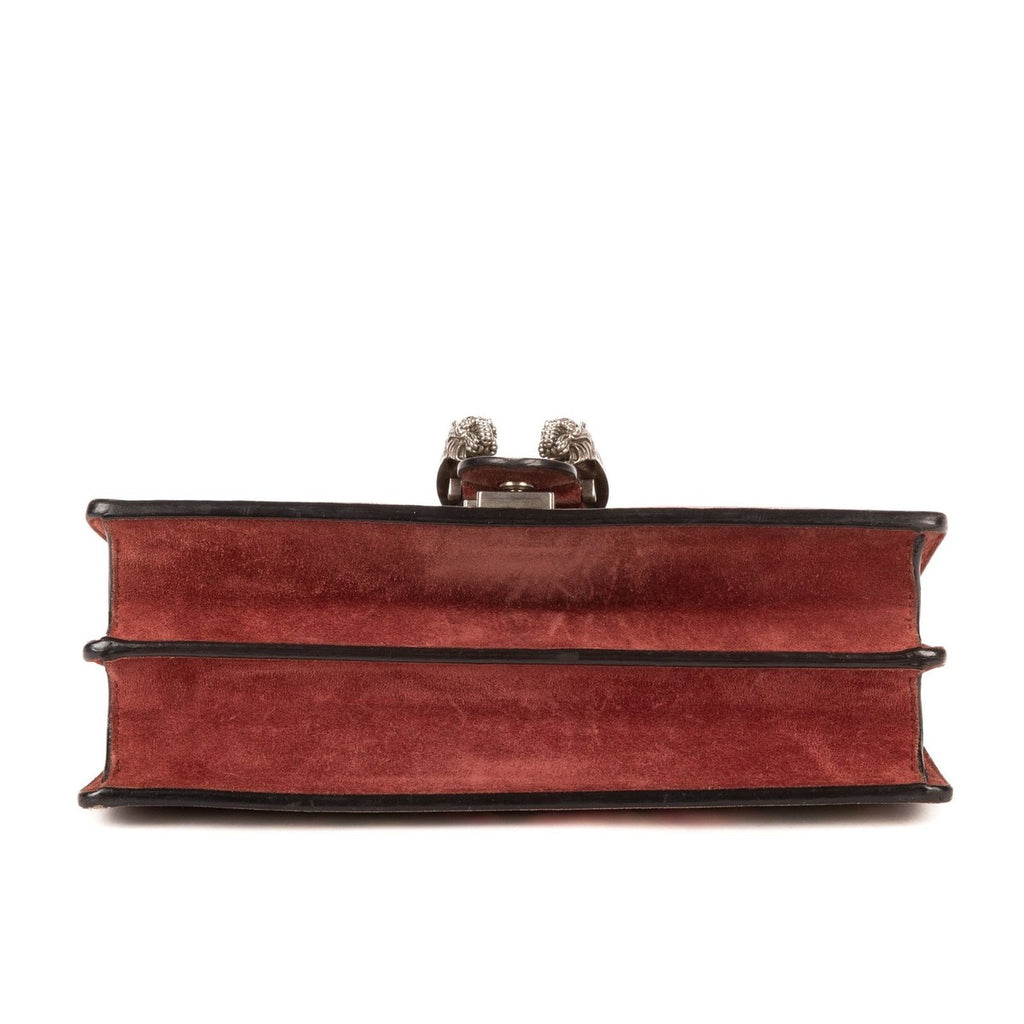 Gucci Blooms Dionysus Beige Burgundy Supreme Canvas Shoulder Bag — view 6