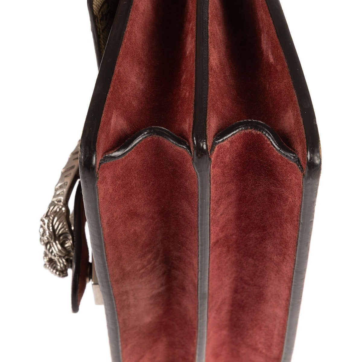 Gucci Blooms Dionysus Beige Burgundy Supreme Canvas Shoulder Bag — view 8