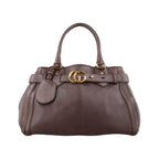 Gucci GG Running Camel Leather Handbag