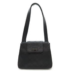 Chanel 2.55 Quilted Tote Leather Black Hardware