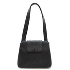 Chanel 2.55 Quilted Tote Leather Black Hardware — view 2