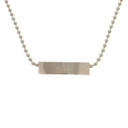 Gucci Logo Plate Ball Chain 1697 ar Silver 925 — view 2