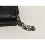 Chanel Wallet Cambon Line Black Pink Leather CC Logo Round — view 3