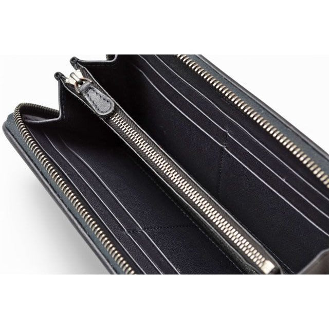 Bottega Veneta Wallet Long With Round Zipper Navy Multi — view 6