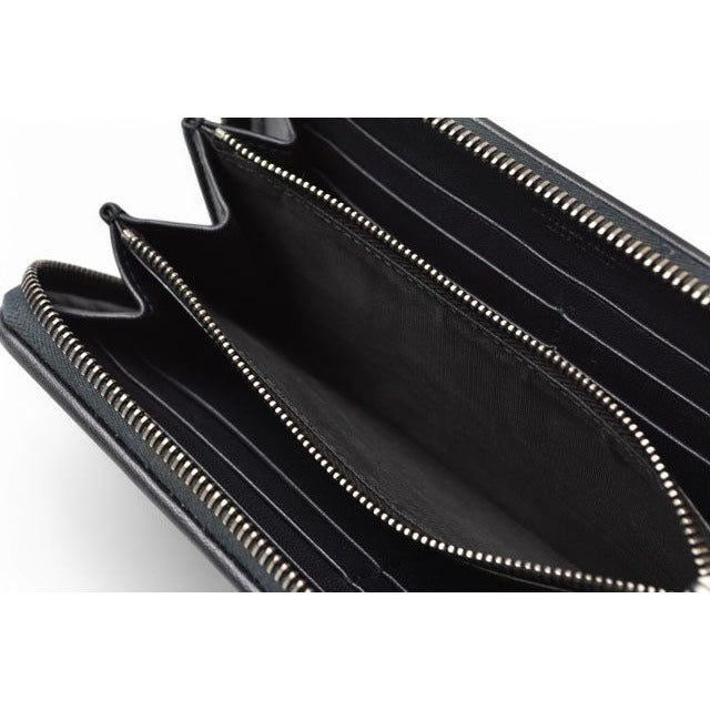 Bottega Veneta Wallet Long With Round Zipper Navy Multi — view 7