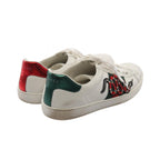 Gucci Sneakers Embroidered Sherry Line Leather — view 2