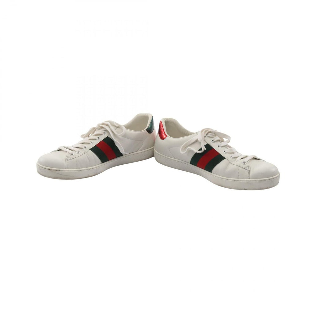 Gucci Sneakers Embroidered Sherry Line Leather — view 3