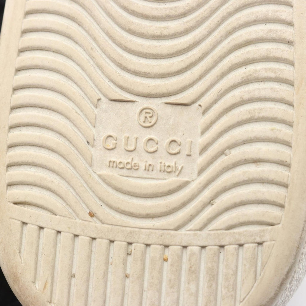 Gucci Sneakers Embroidered Sherry Line Leather — view 6
