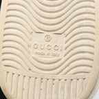 Gucci Sneakers Embroidered Sherry Line Leather — view 6