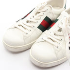 Gucci Sneakers Embroidered Sherry Line Leather — view 8