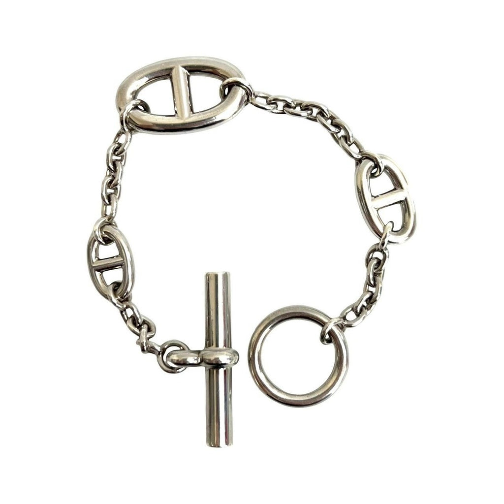 Hermes Farandole Chain Bracelet Bangle — view 5