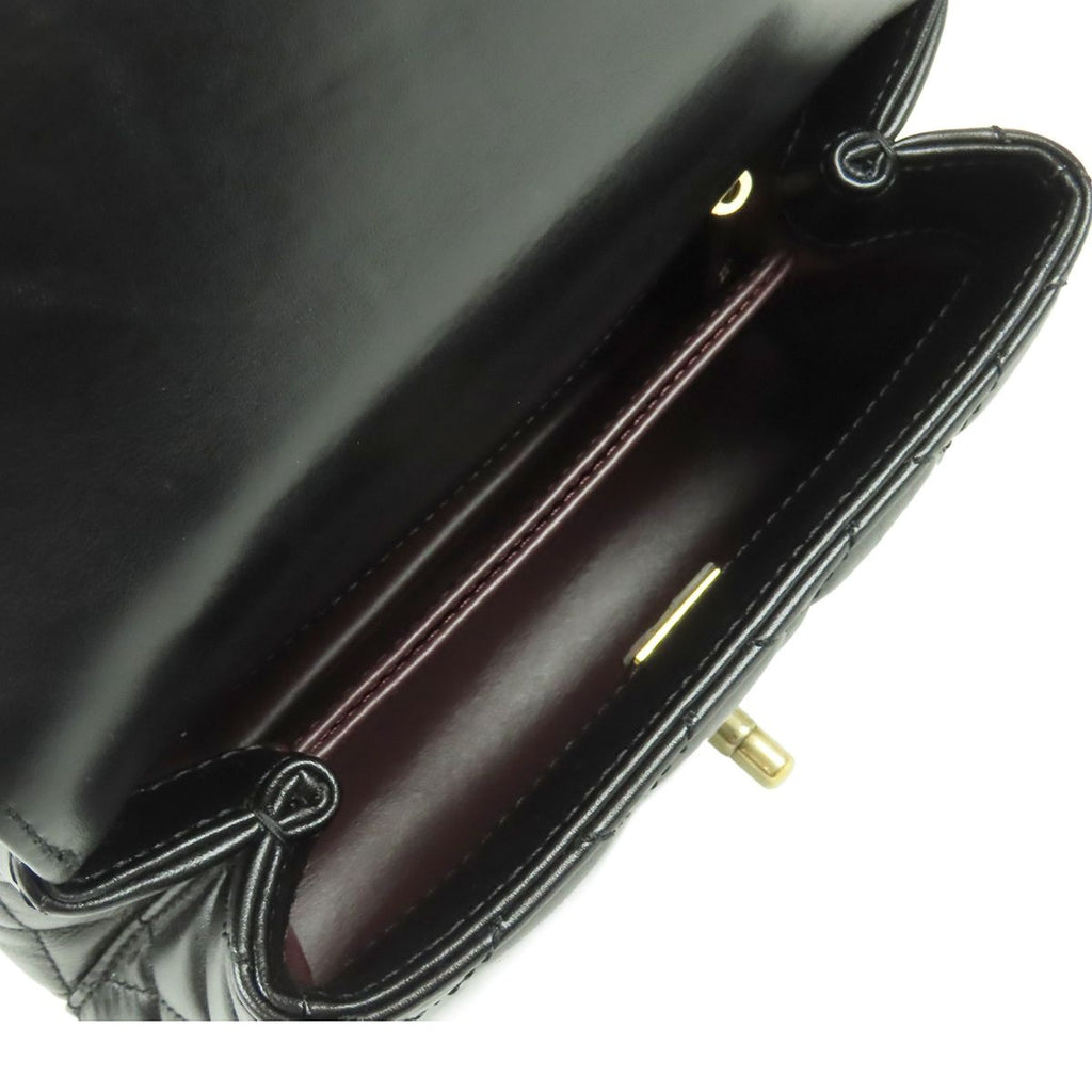 Chanel Coco Handle XS Flap Black Gold Calfskin 2-Way Shoulder Bag — view 5