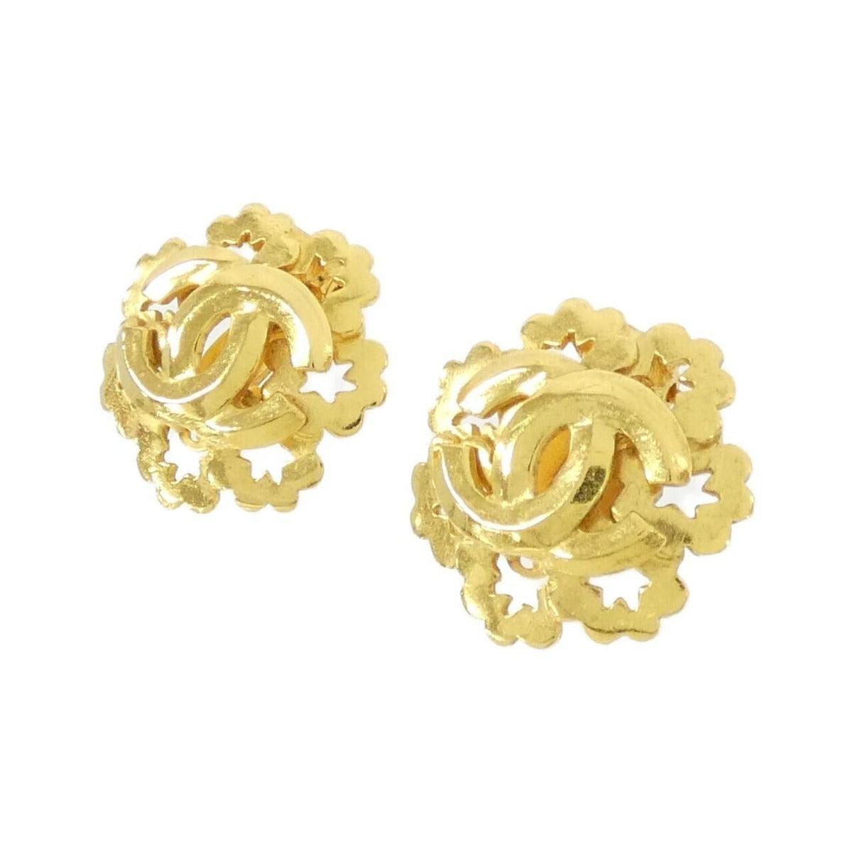 Chanel Vintage Earrings Gold — view 2