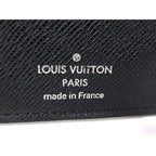 Louis Vuitton Wallet Portefeuille Ron Dark Navy Taiga Foldable — view 2