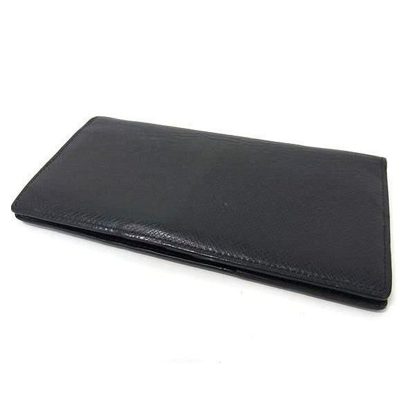 Louis Vuitton Wallet Portefeuille Ron Dark Navy Taiga Foldable — view 3