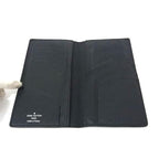 Louis Vuitton Wallet Portefeuille Ron Dark Navy Taiga Foldable — view 4