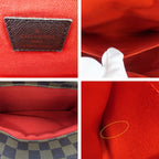 Louis Vuitton Belem MM Shoulder Bag Damier Brown — view 9