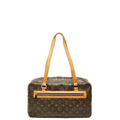 Louis Vuitton Monogram City GM Shoulder Bag Brown Leather