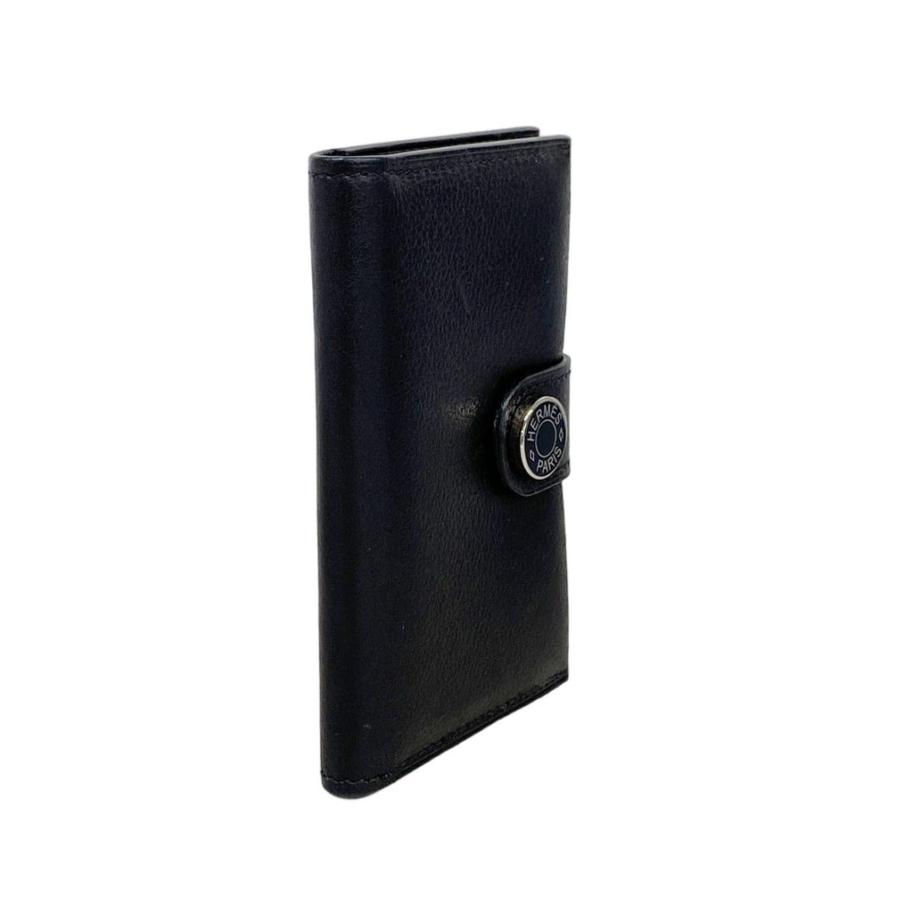 Hermes Card Case Color Black Silver — view 2