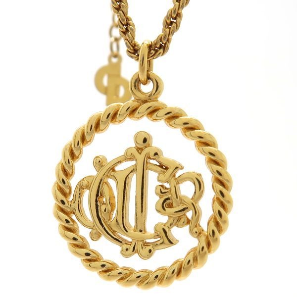Christian Dior Necklace GP Logo Vintage