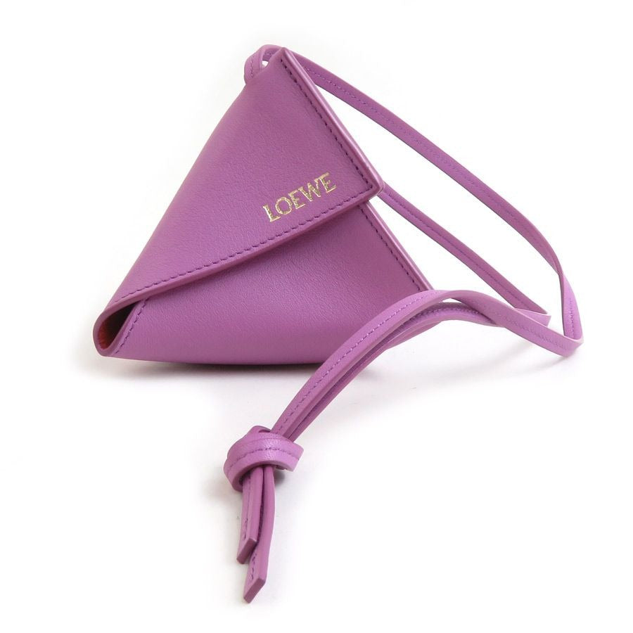Loewe Pouch Leather Purple