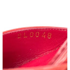 Louis Vuitton 08 Butterfly V Mark Patent Leather Mules 35 Bl0048 Red — view 2