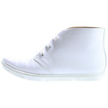 Hermes Logo Patch Leather High Cut Sneakers White